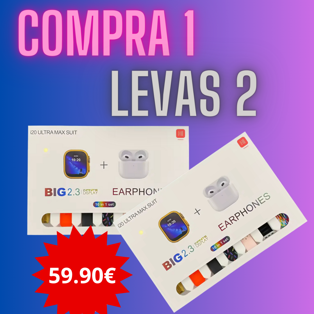 Smartwatch Ultra Max 10EM1 - COMPRA 1 LEVA 2