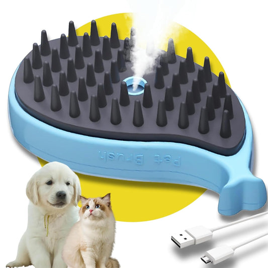 Escova a Vapor para Gatos e Cães