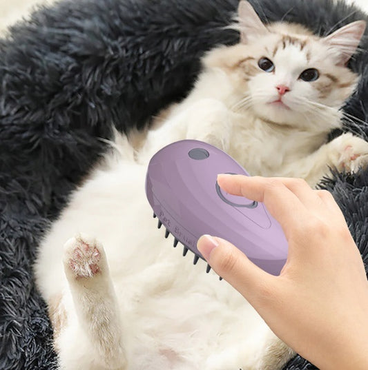 Escova a Vapor para Gatos e Cães