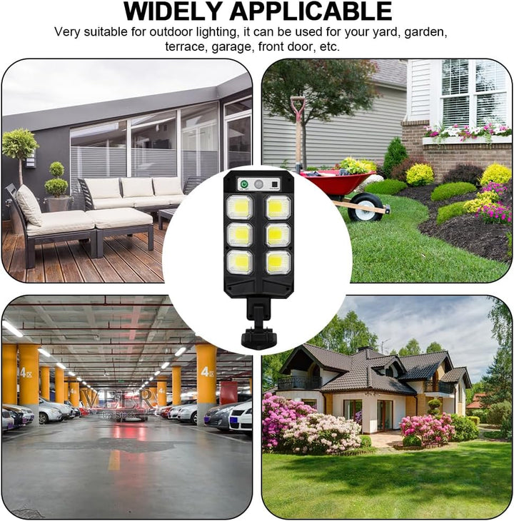 Luz Solar de Parede com 72 Leds