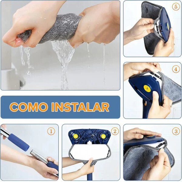 Pack 3 Paños para Mopa Orientable 360°