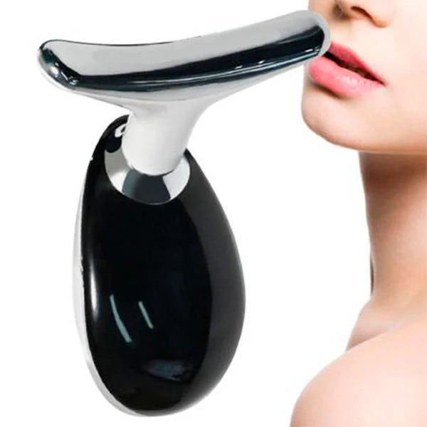 Massajador EMS Profissional Térmico Facial (OFERTA CREME ROSTO DE HIBISCO E MEL)