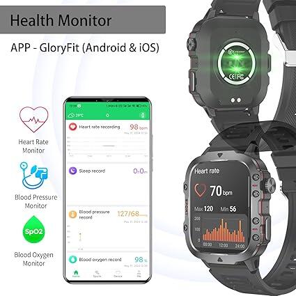 Smartwatch Militar X31 (Á Prova de Água) - IP68