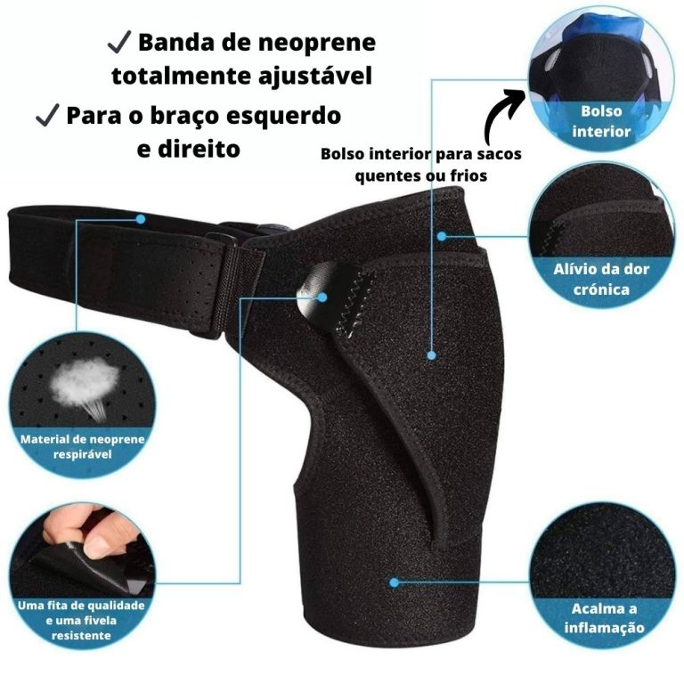 Cinta de Compressão para o Ombro