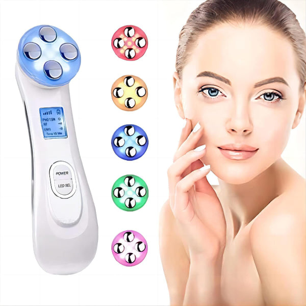Massajador Facial Radiofrequência com Efeito Anti-Rugas