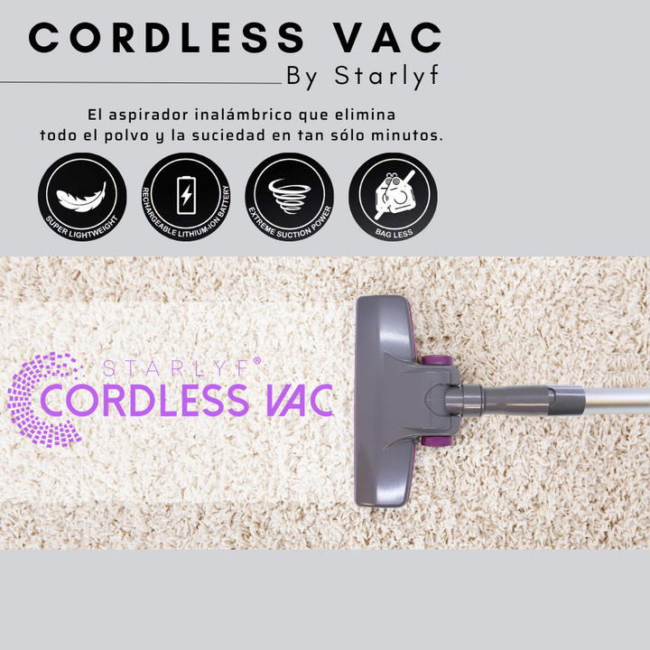 Cordless Vac Deluxe – Aspirador Sem Fios de Alta Potência