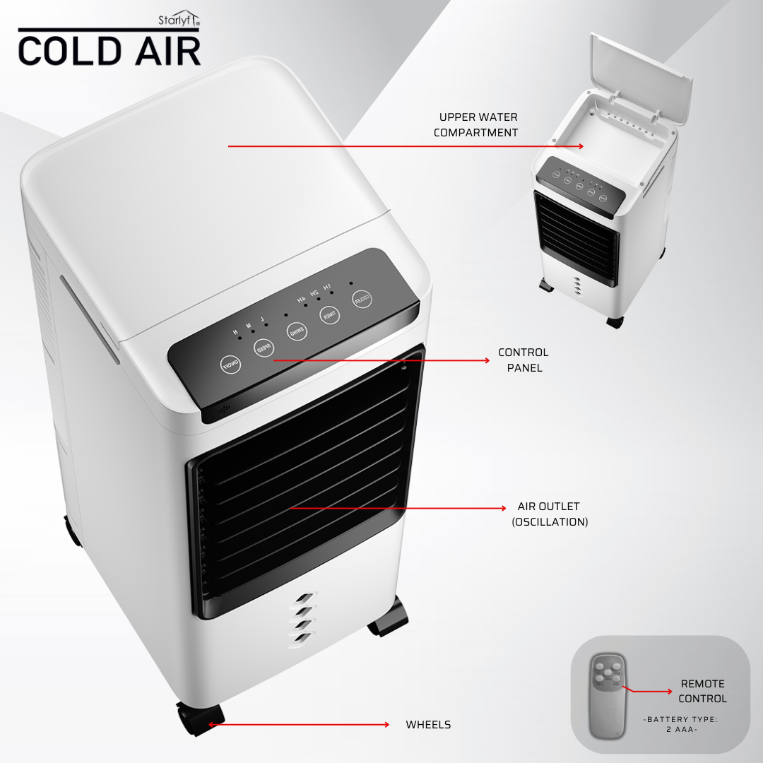Ar Condicionado Portátil 4EM1 – Cold Air