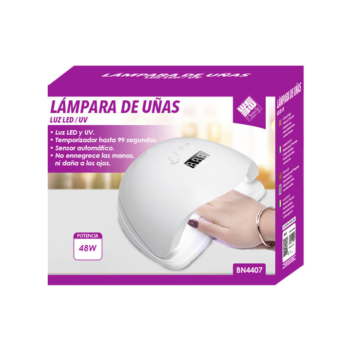 Lâmpada Secadora de Unhas UV LED 48W