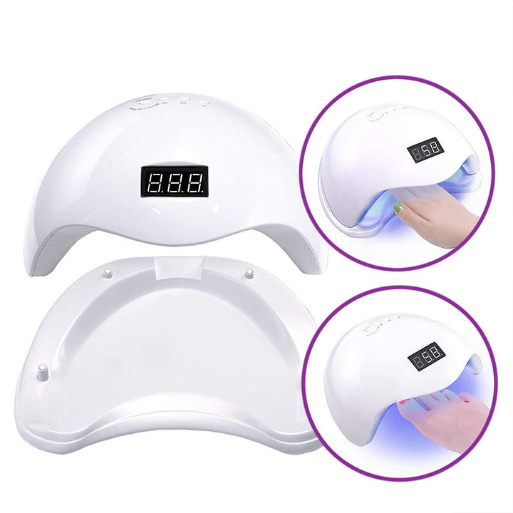Lâmpada Secadora de Unhas UV LED 48W