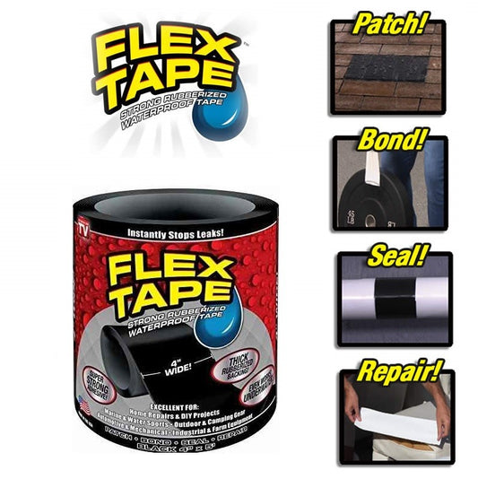 Flex Tape – Cinta Adhesiva Súper Resistente
