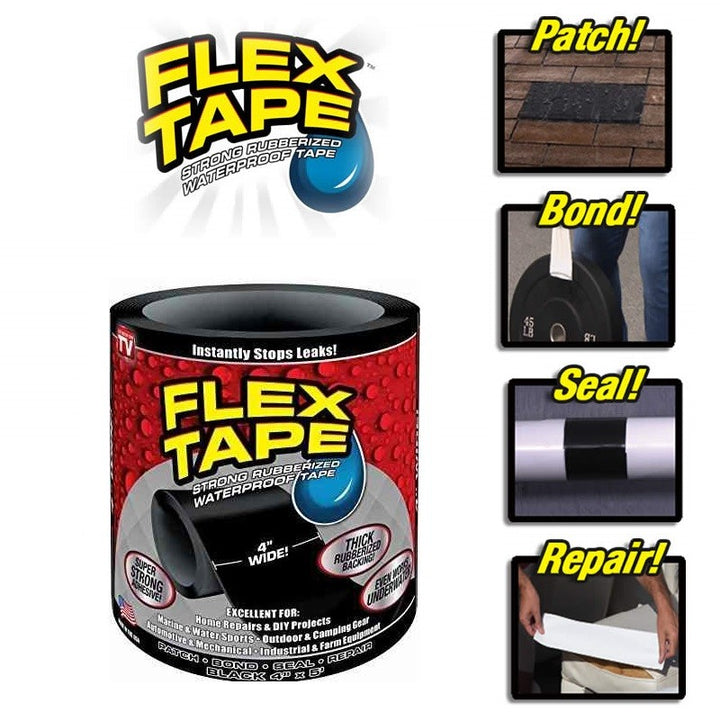 Flex Tape – Cinta Adhesiva Súper Resistente