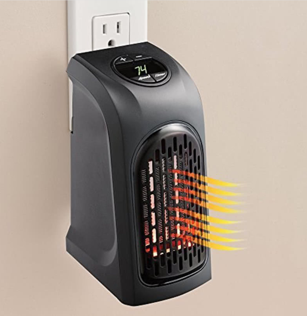 Aquecedor Elétrico Portátil Preto