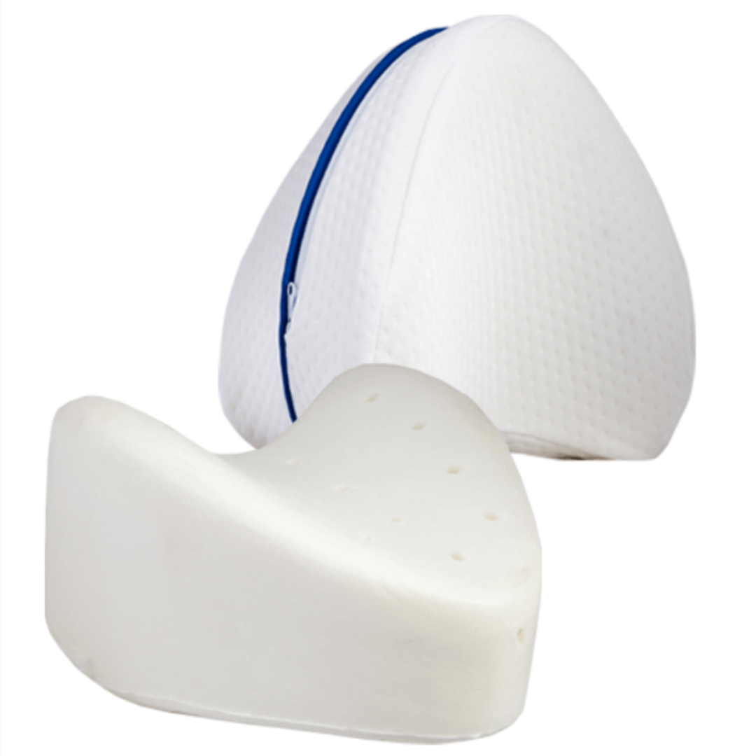 Cómodo cojín para piernas estilo almohada.