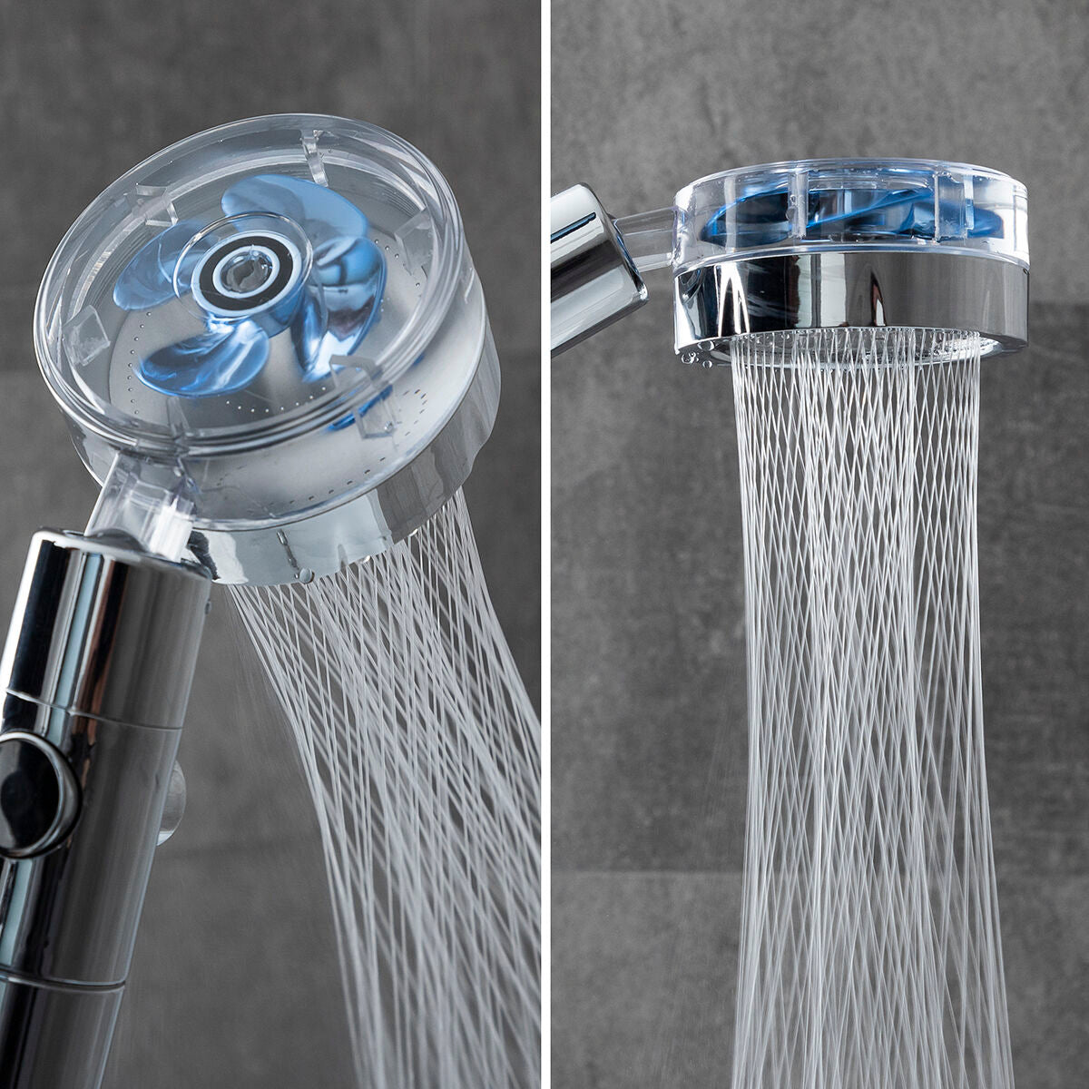 Ducha Ecológica con Helix a Presión y Filtro Depurador Heliwer InnovaGoods