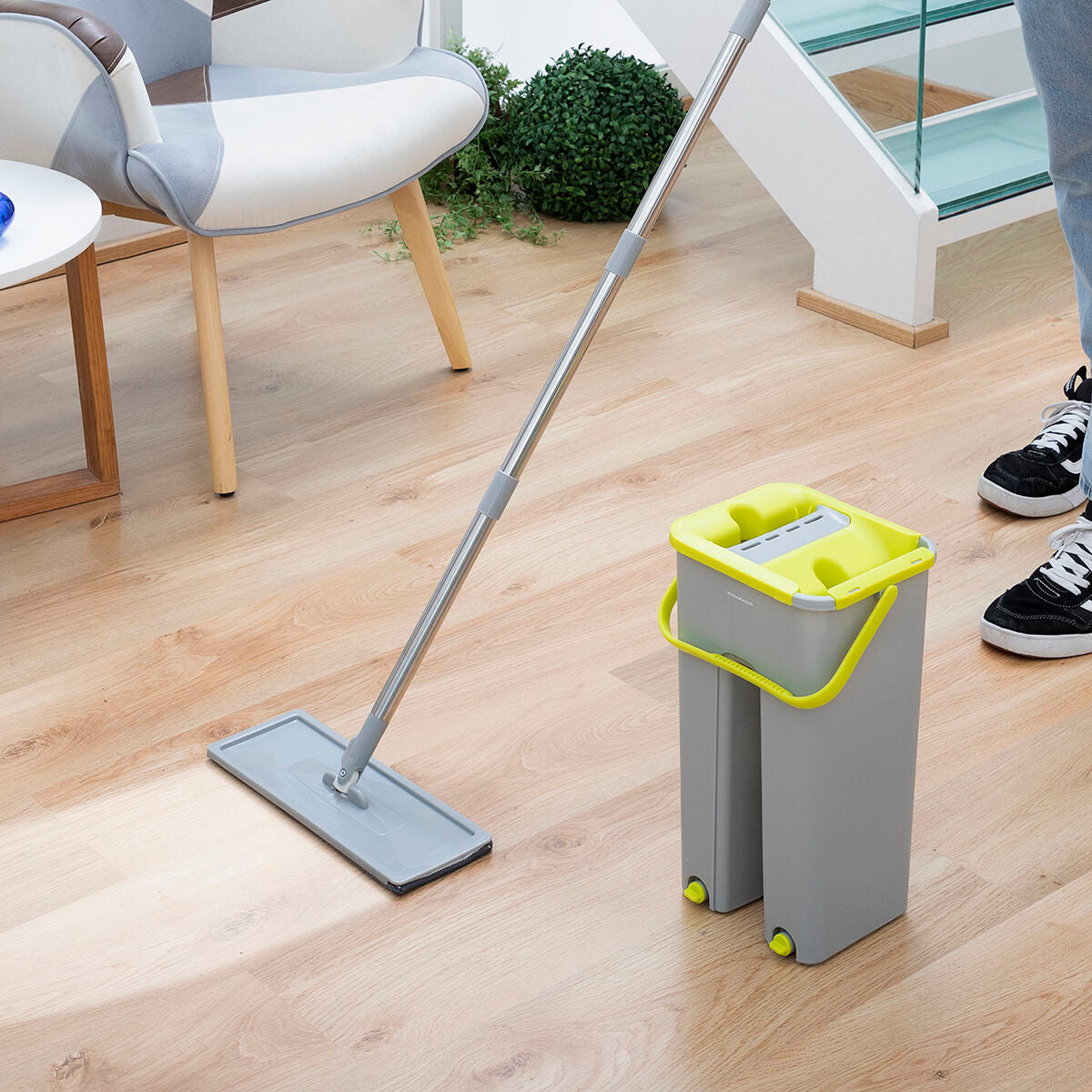 Fregona de Cubo de Doble Acción Klirimop InnovaGoods