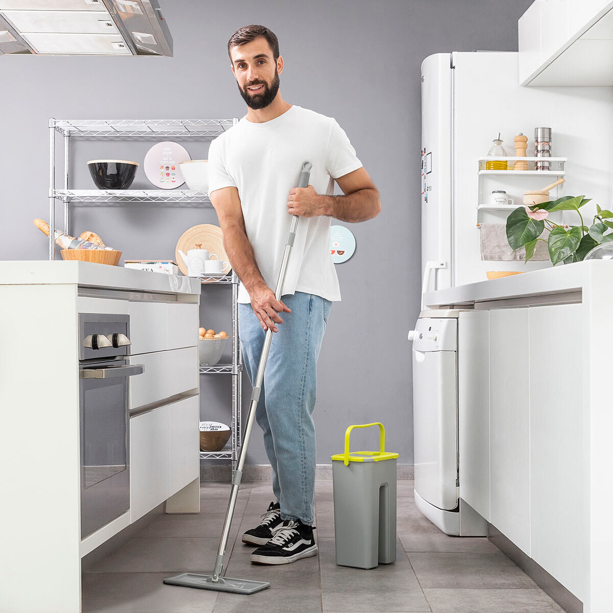 Fregona de Cubo de Doble Acción Klirimop InnovaGoods