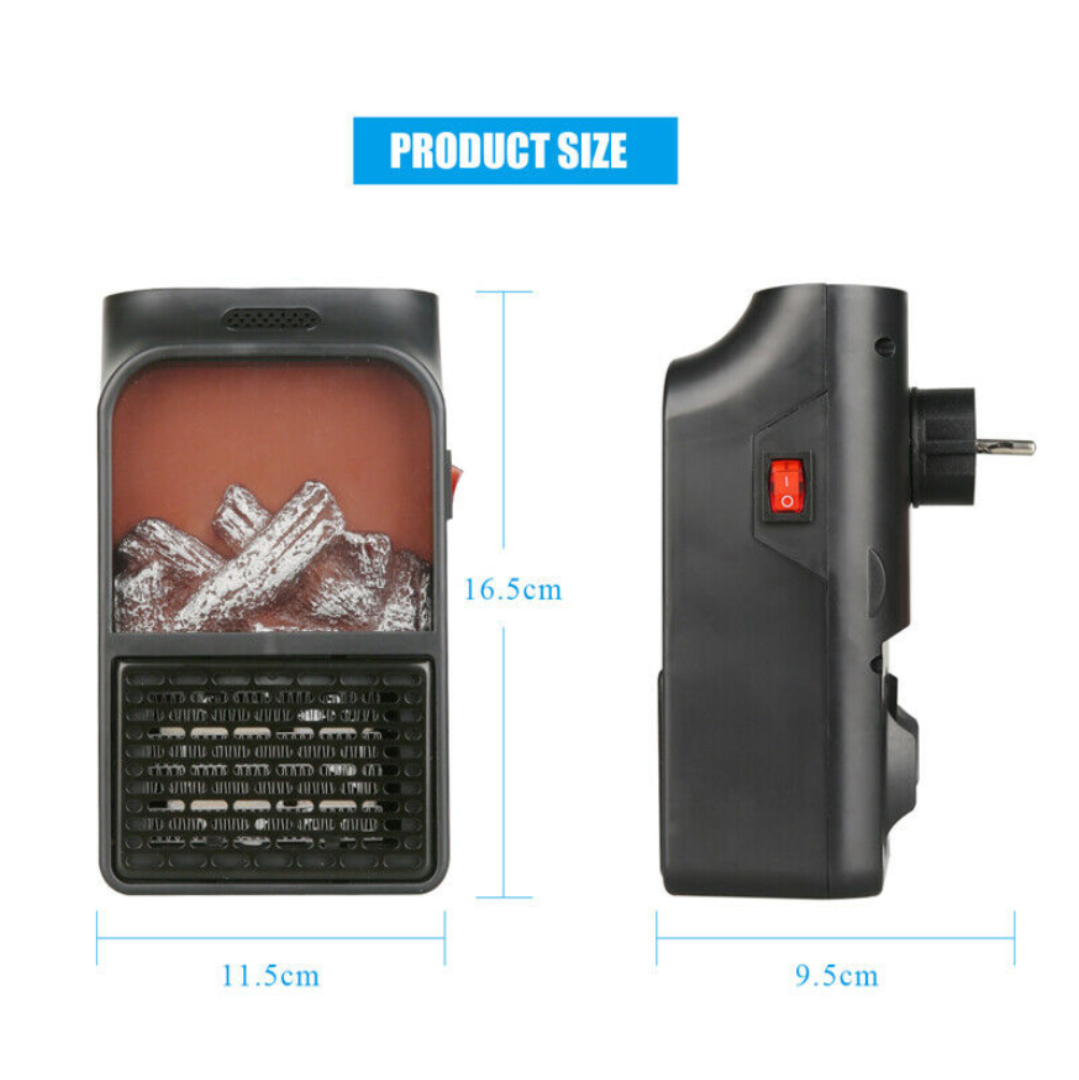 Calentador Eléctrico Portátil Con Control 1000W