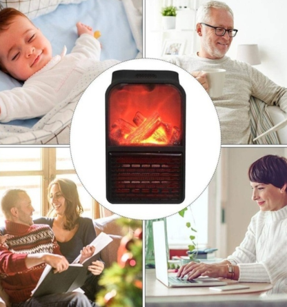 Calentador Eléctrico Portátil Con Control 1000W