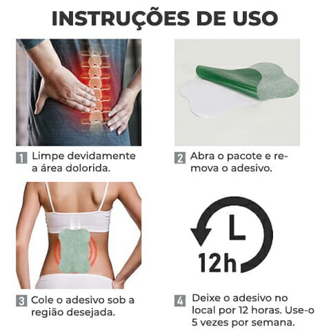 Adesivos Analgésicos Naturais